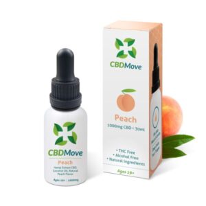 Buy CBD Move - Peach CBD Tincture Oil 1000mg online
