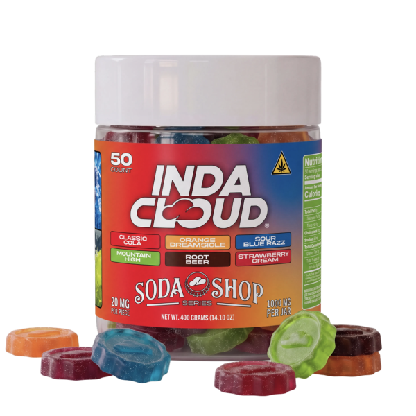 Signature Jar Soda Shop THC Gummies 50 Count